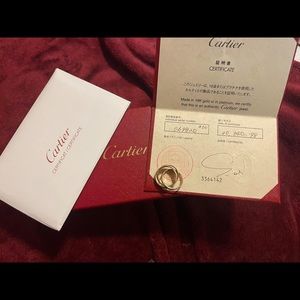 Authentic Cartier Ring